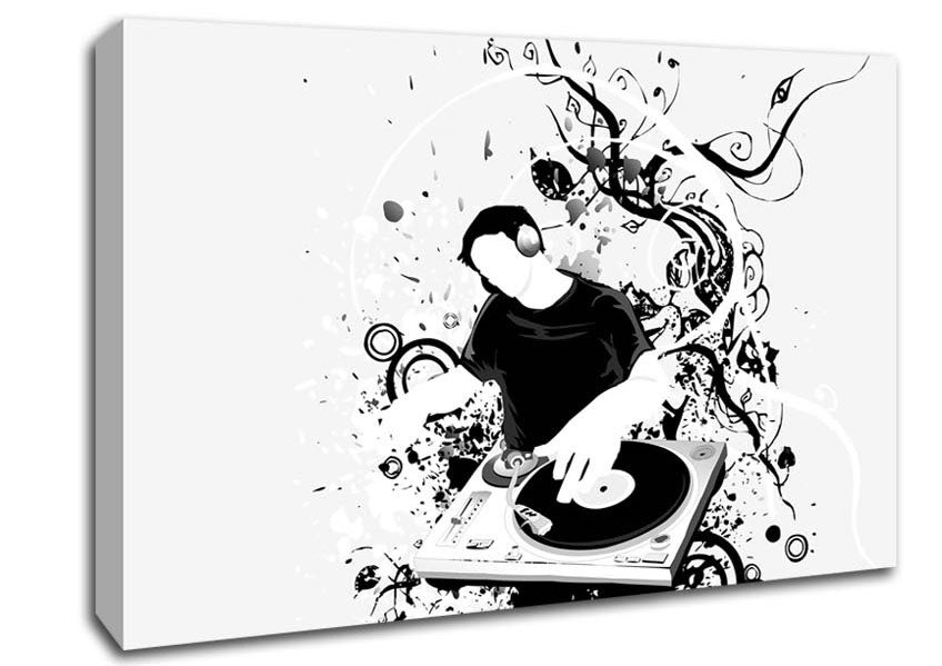 Dj Sounds Canvas Wall Art