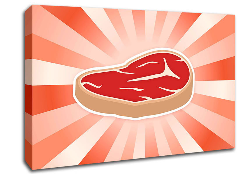 Piece Of Meat Canvas Wall Art