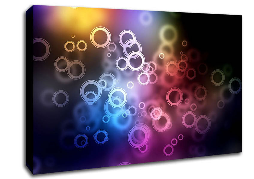 Circles Canvas Wall Art