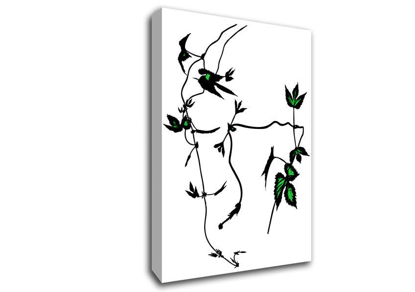 A Hint Of Green Canvas Wall Art