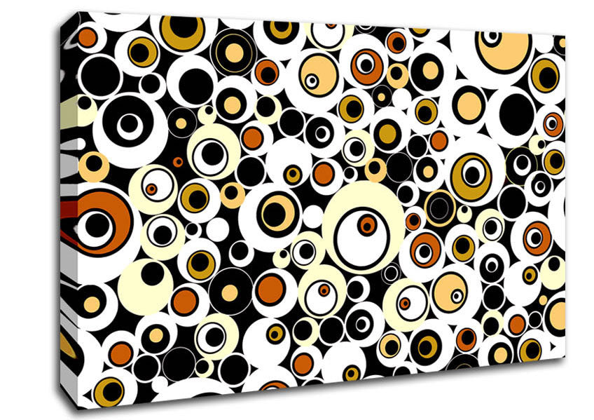 Circles And Bubbles Canvas Wall Art