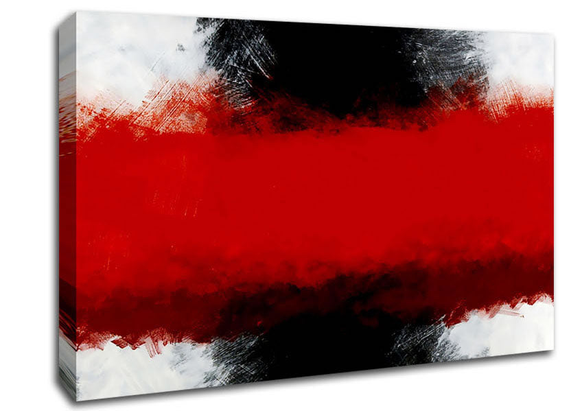 Time Laps Red Canvas Wall Art