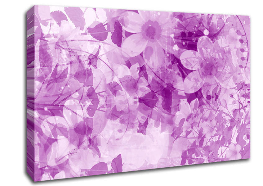Paradise Lilac Canvas Wall Art