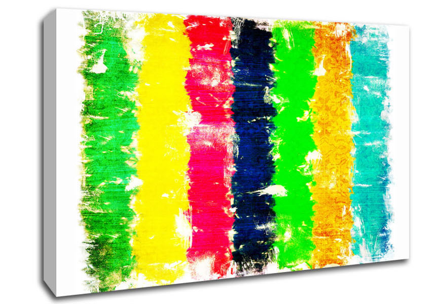 Crayon Delight Canvas Wall Art