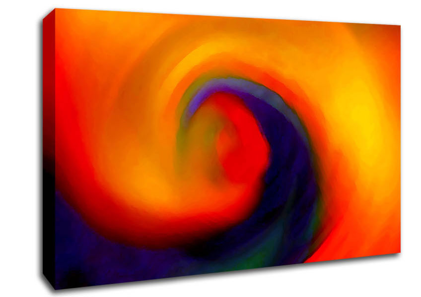 Hurricane Rainbow Canvas Wall Art