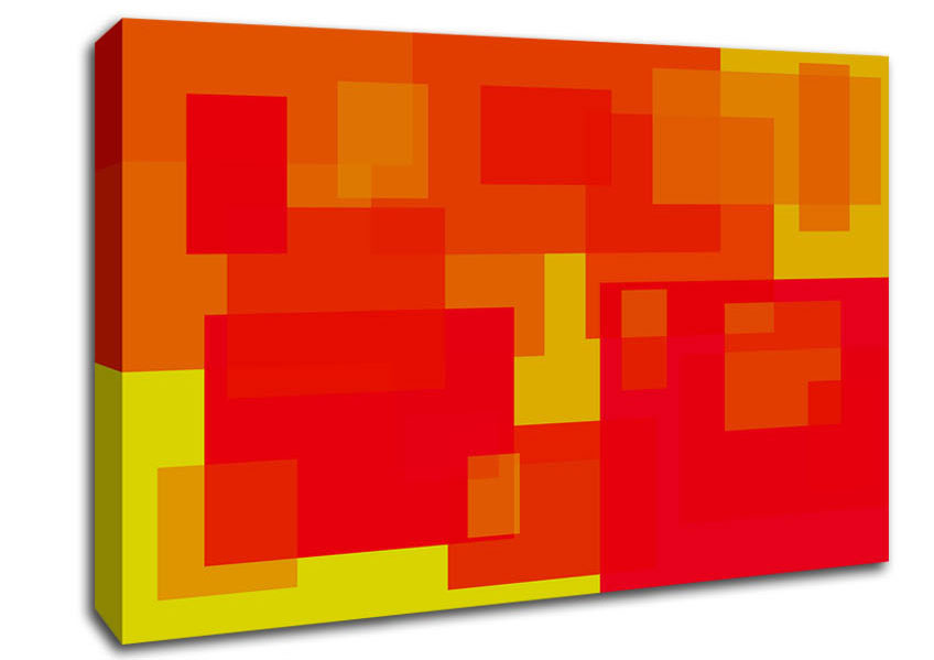 Golden Centre Canvas Wall Art