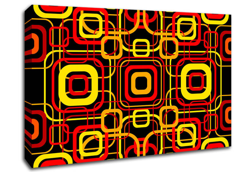 Transcending Squares Canvas Wall Art