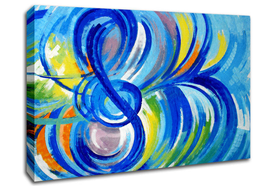 Colourful Notes Canvas Wall Art
