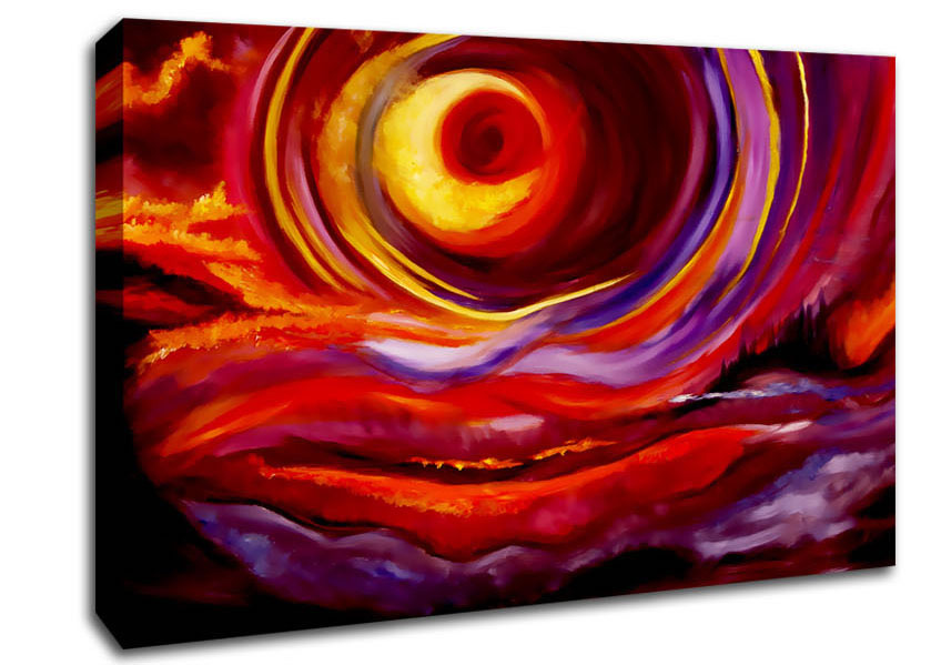 The Distant Planet Ocean Rainbow Canvas Wall Art
