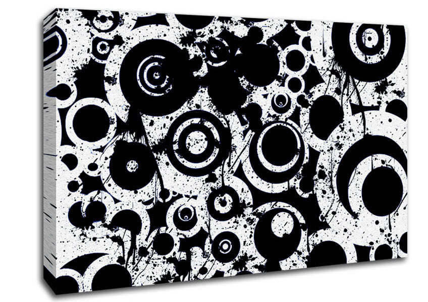 Blue Frequency Canvas Wall Art