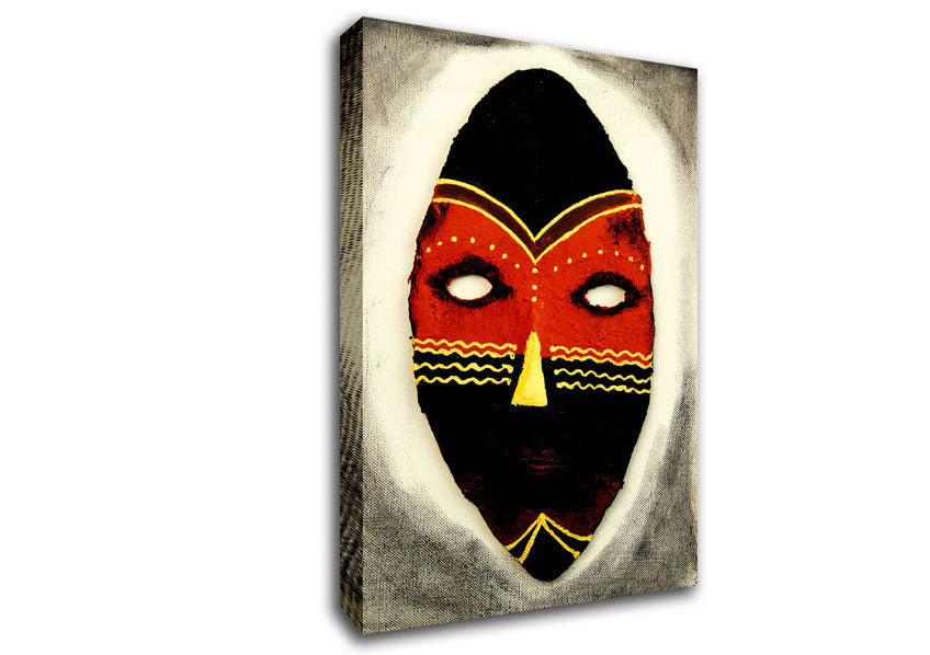 Tribal Mask Canvas Wall Art