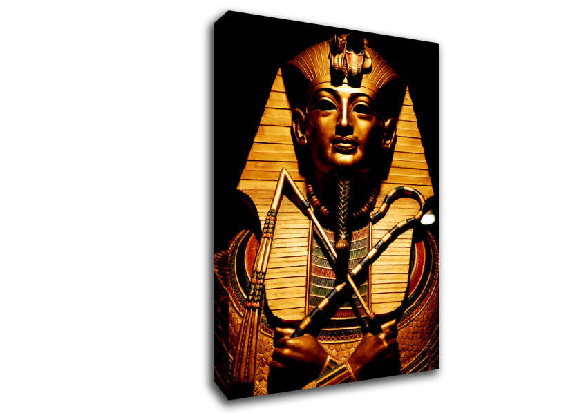 Egyptian Golden Pharaoh Canvas Wall Art