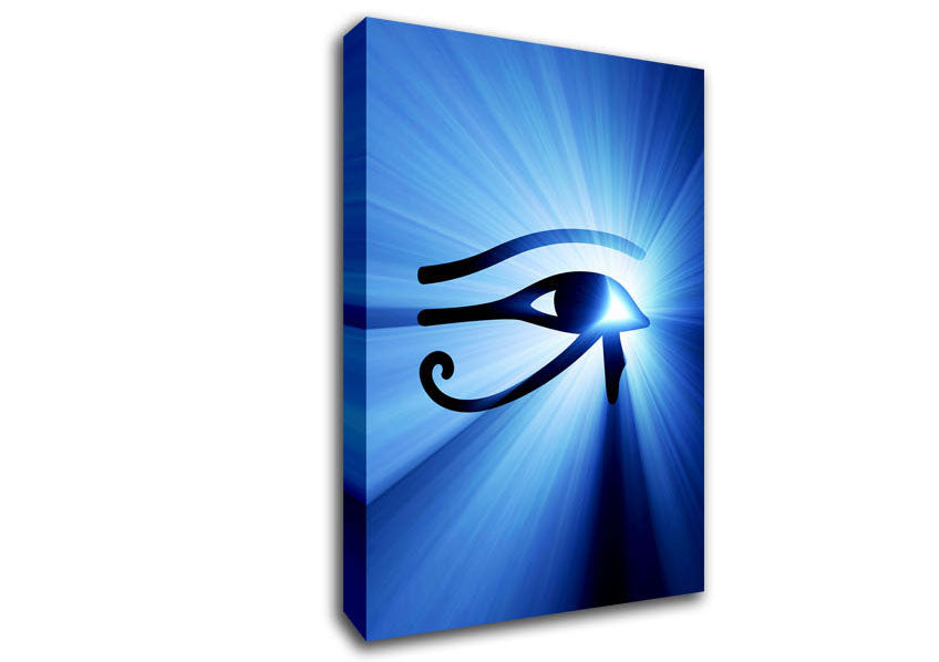 Egyptian Eye Of Power Canvas Wall Art