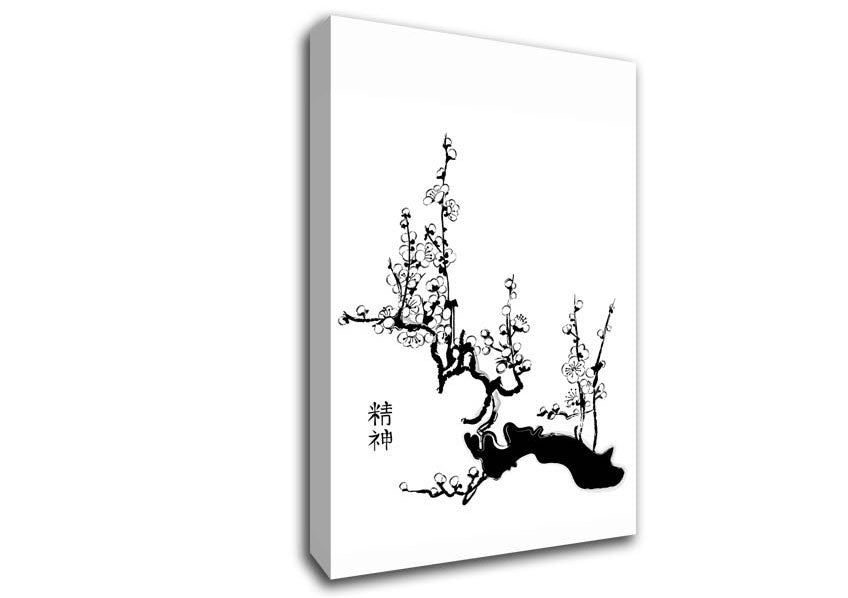 Japanese Tree Of Life Canvas Wall Art