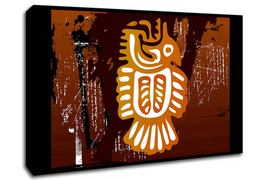 Aboriginal Fish Of Life Canvas Wall Art