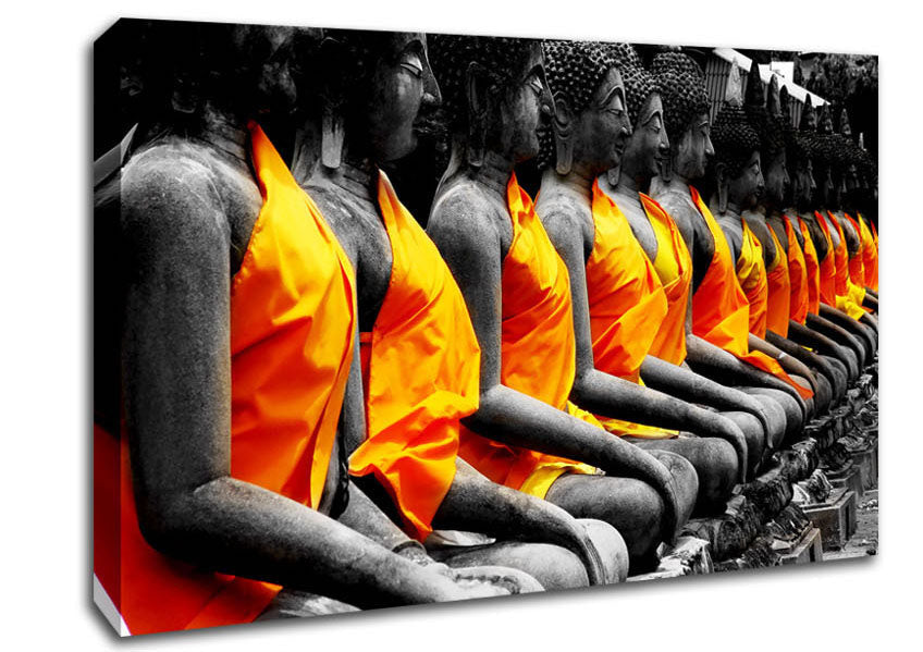Buddha Statue Gods Canvas Wall Art