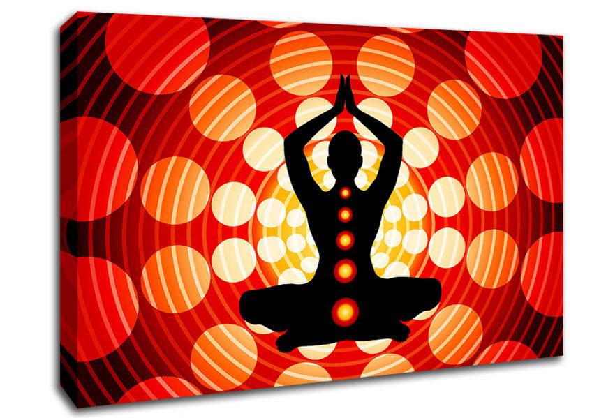 Chakras Body Balance Canvas Wall Art