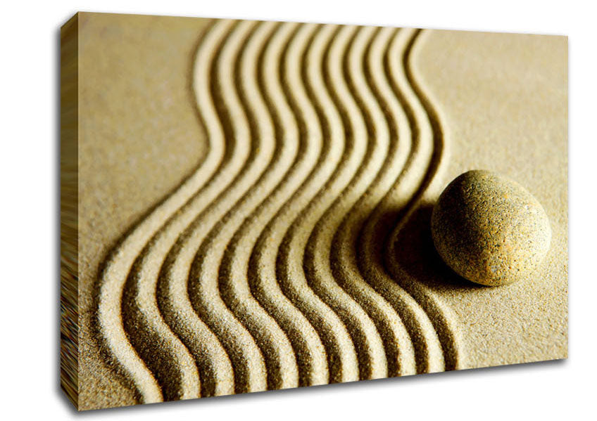 The Perfect Sand Garden Canvas Wall Art