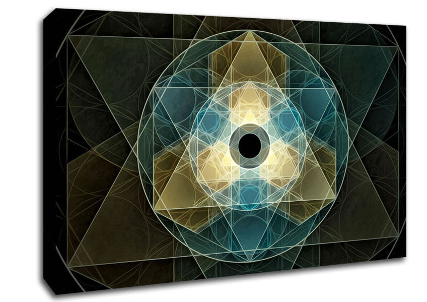 Sacred Pyramids Canvas Wall Art