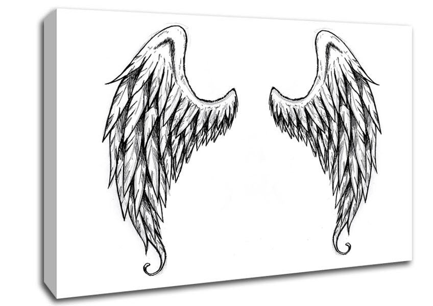 Demon Wings Canvas Wall Art