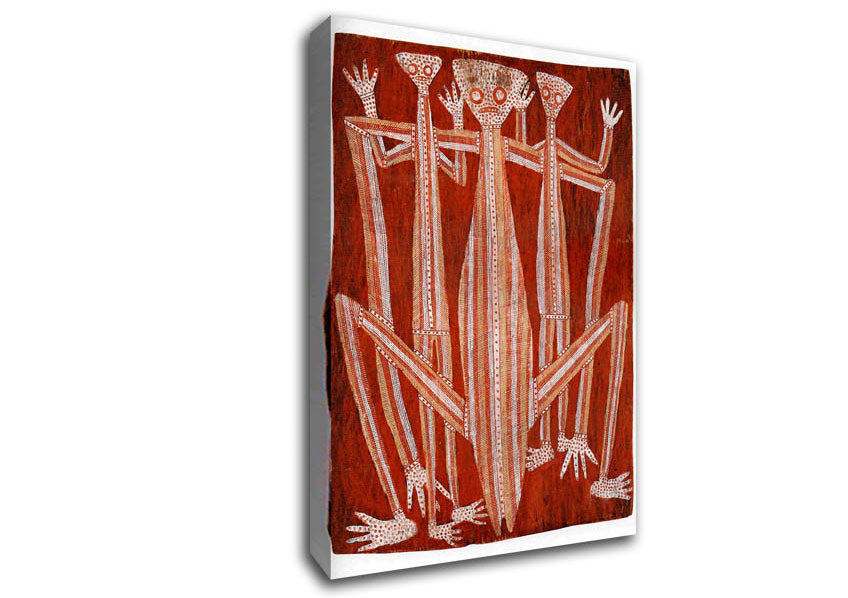 Aboriginal Kubarkku Canvas Wall Art