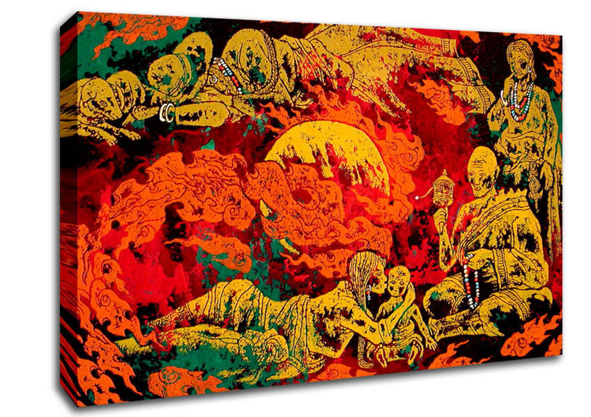 Tears Of Fire Canvas Wall Art