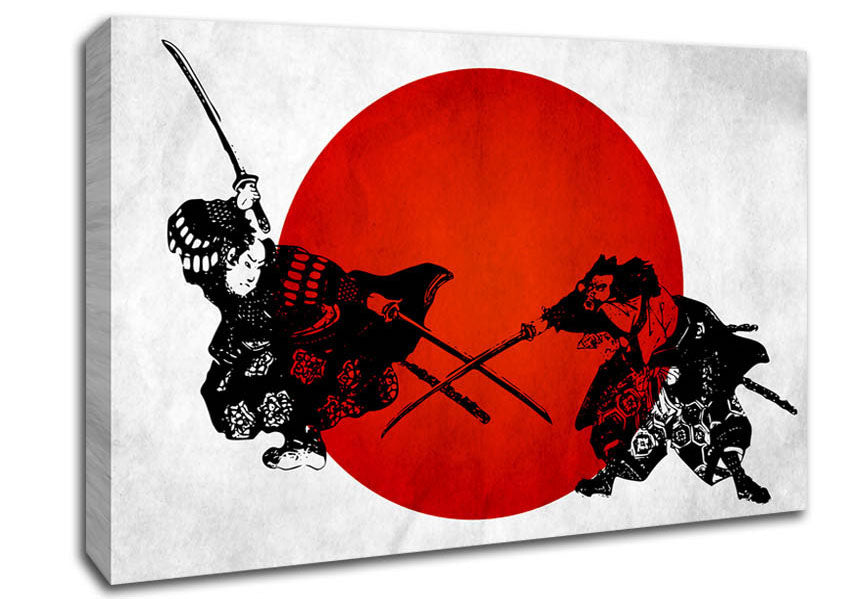 Japanese Warriors Canvas Wall Art