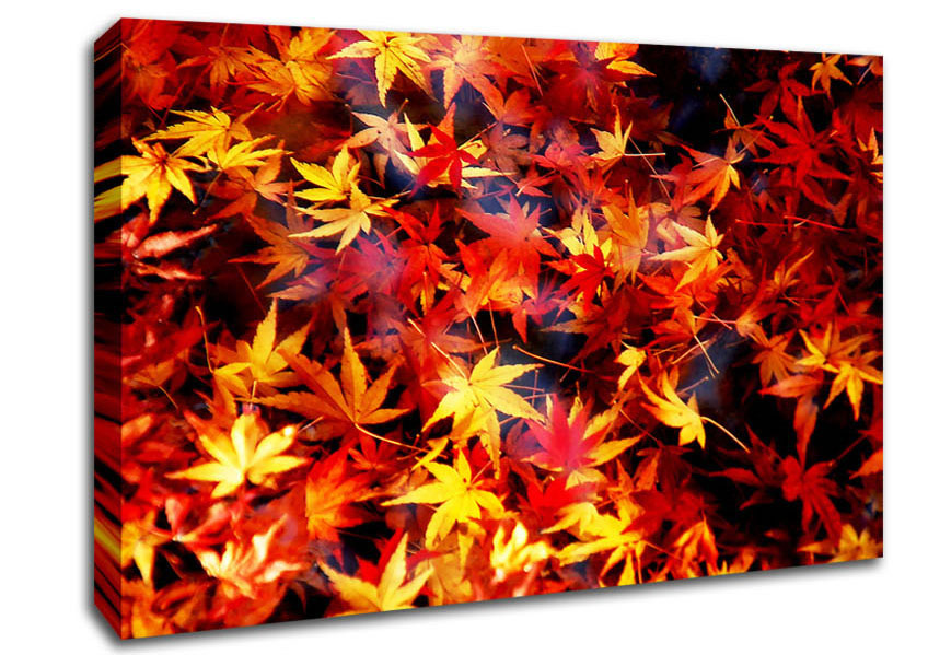 Autumn Spray Canvas Wall Art