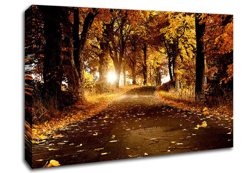 Autumn Breeze Canvas Wall Art