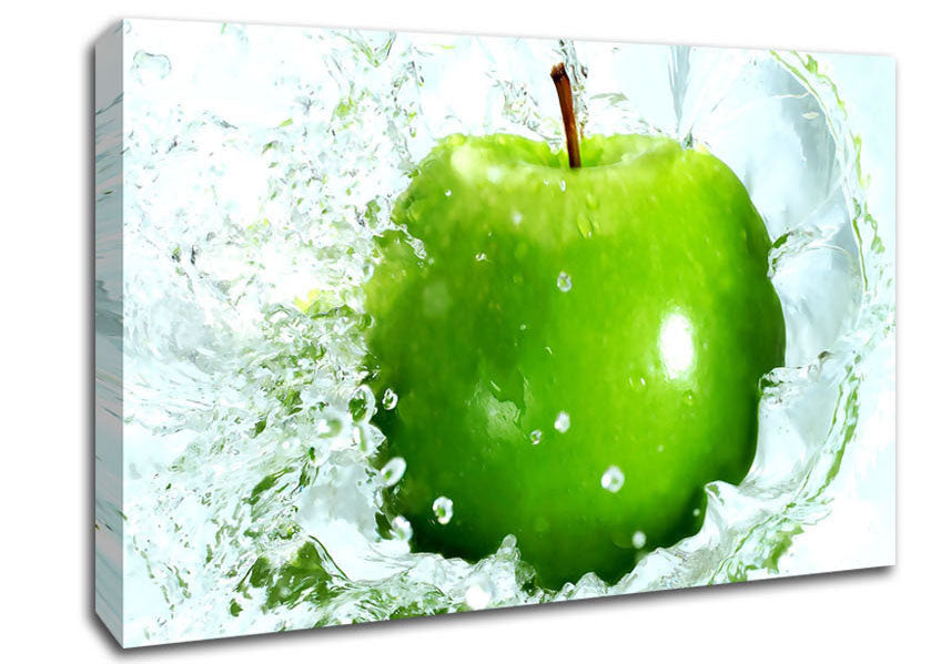 Fresh Green Apple Canvas Wall Art