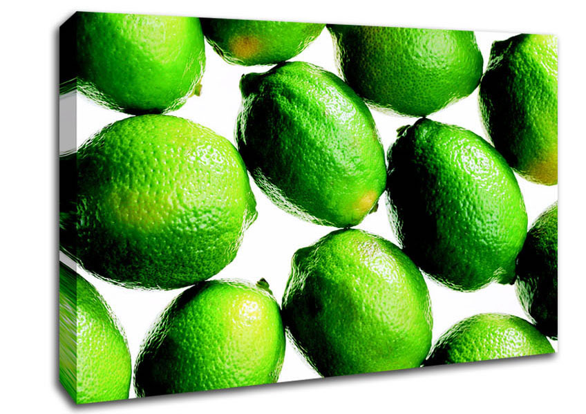 Lime Ocean Canvas Wall Art