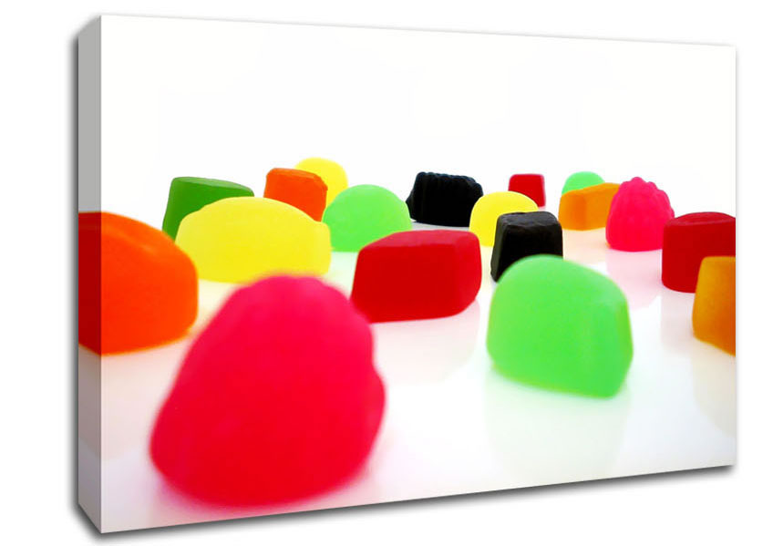 Juicy Winegums Canvas Wall Art