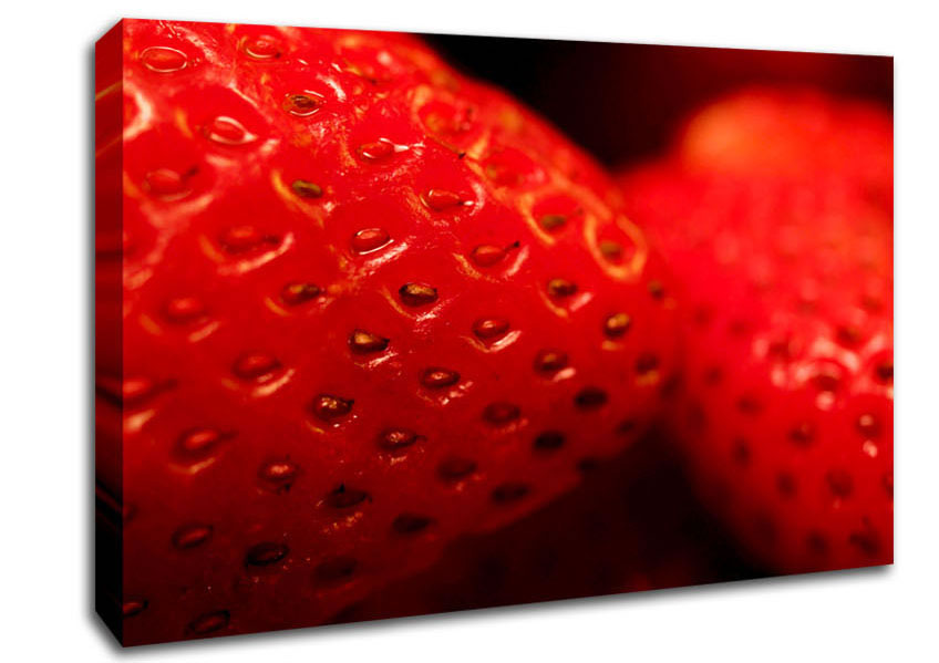 Strawberry Treat Canvas Wall Art