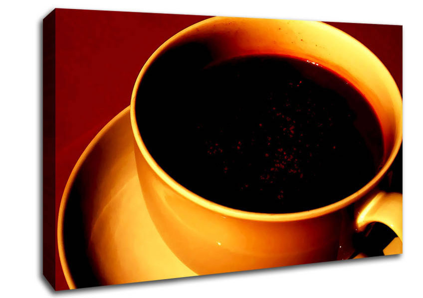 Coffee In Sunlight Canvas Wall Art