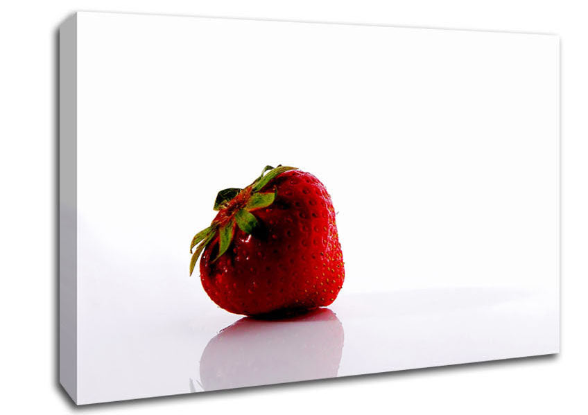Lonely Strawberry Canvas Wall Art