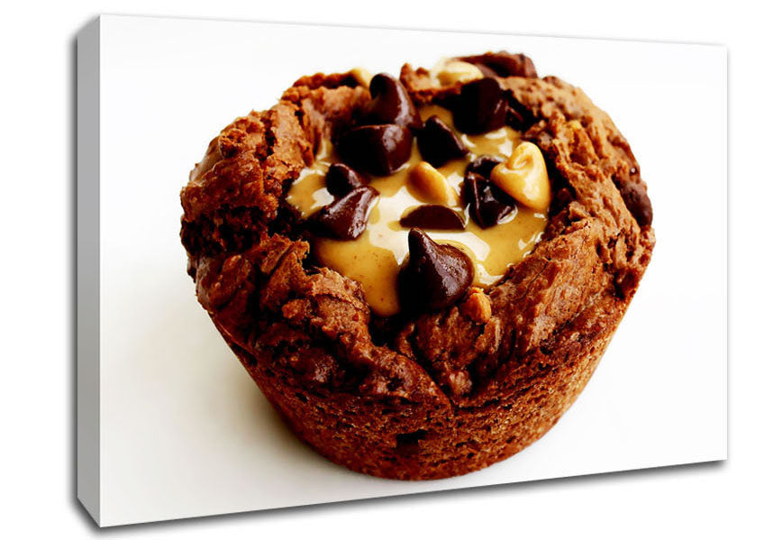 Chocolate Caramel Muffin Canvas Wall Art