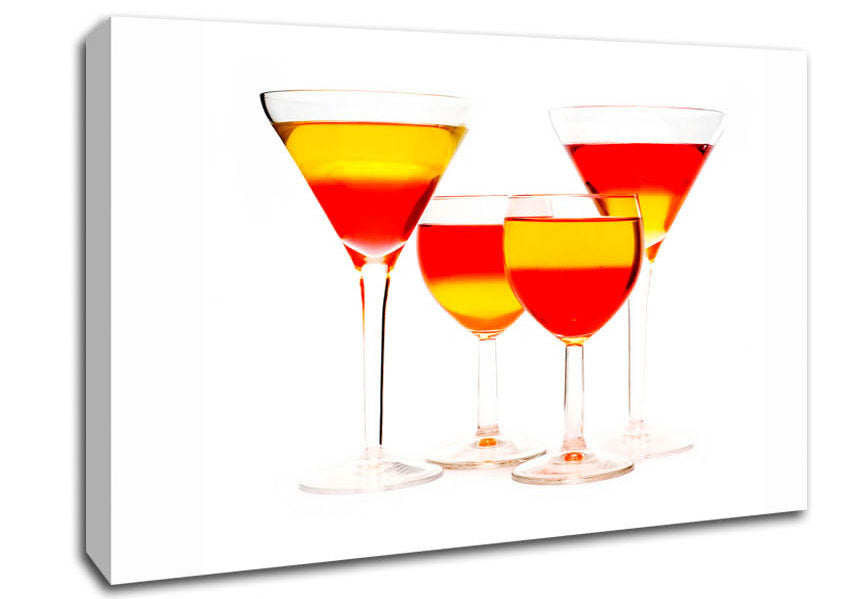 Anyone For Mixed Cocktails Canvas Wall Art