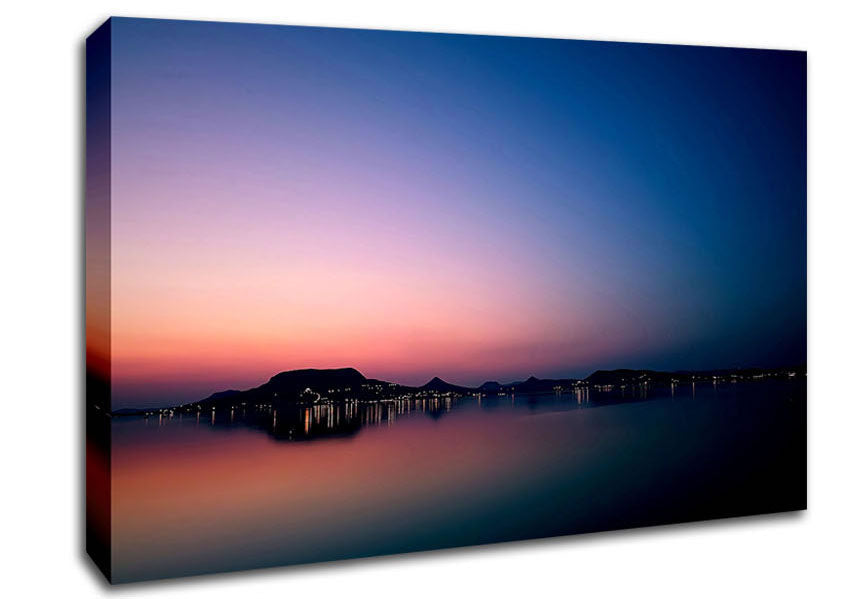 Peaceful Lake Canvas Wall Art