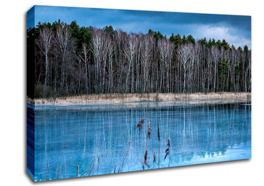 Ice Lake Canvas Wall Art
