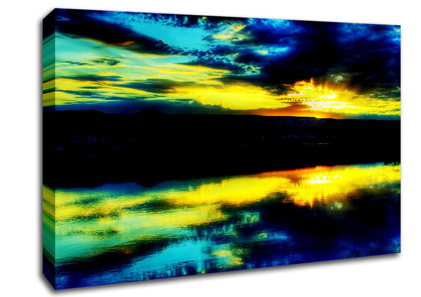 Lake Daybreak Canvas Wall Art