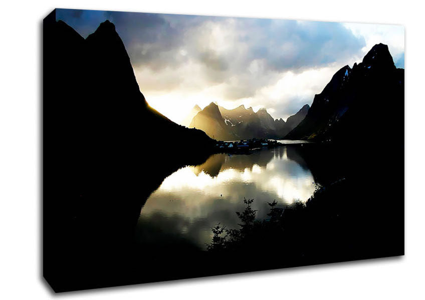 Mountain Reflections Canvas Wall Art
