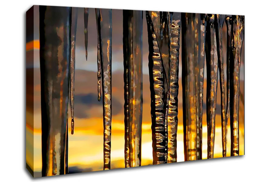 Icicles Canvas Wall Art