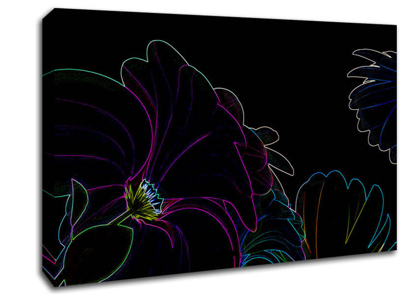 Floral Decay Canvas Wall Art