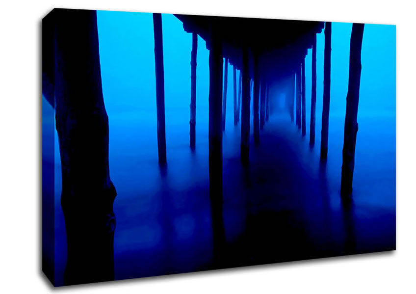 Under The Boardwalk Blues Canvas Wall Art