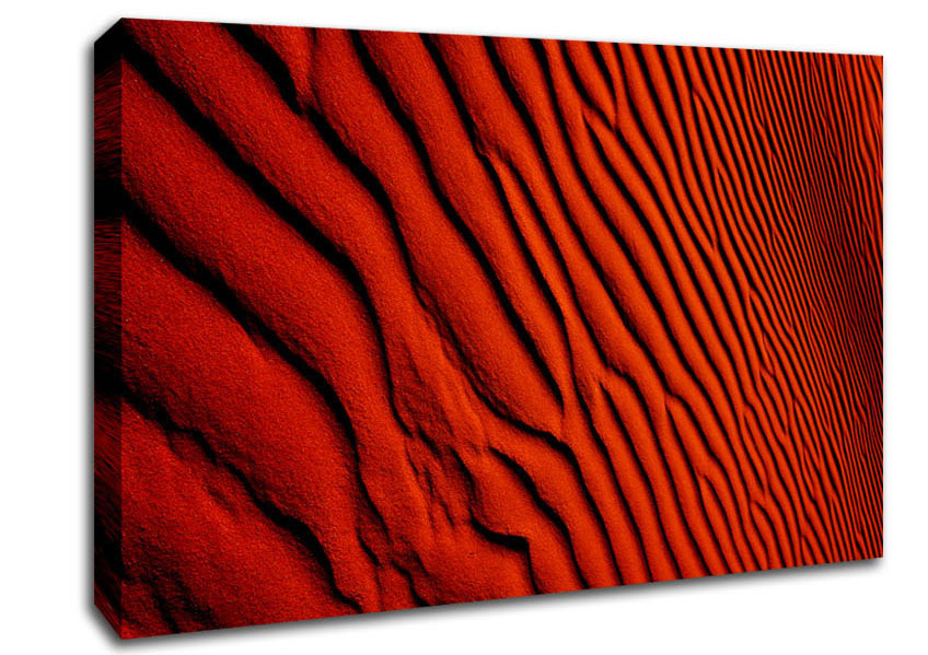Burnt Orange Desert Sands Canvas Wall Art