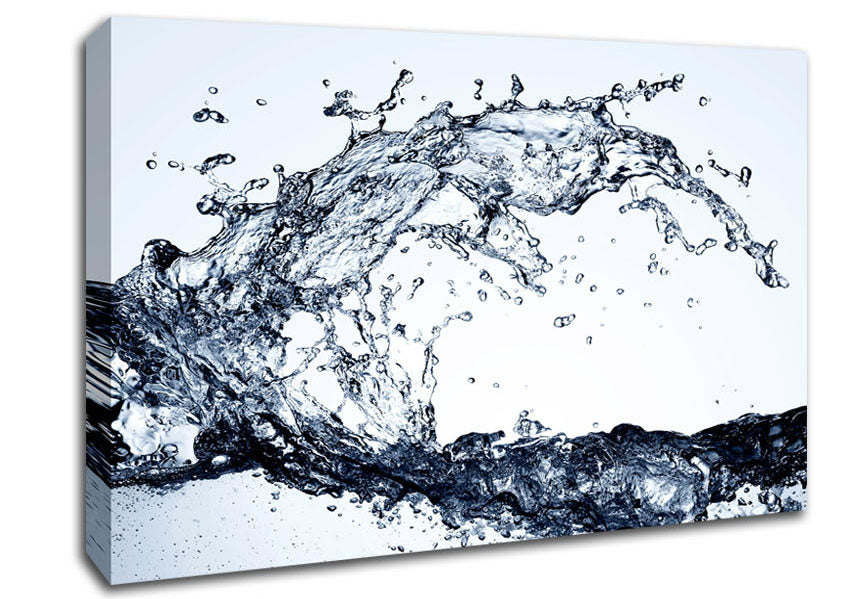 Tidel Wave Water Canvas Wall Art