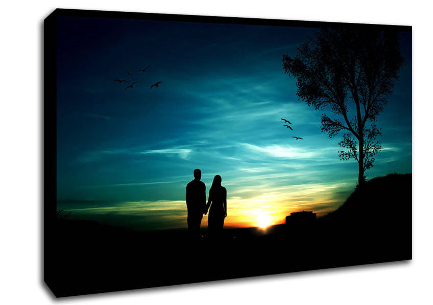 Love With You Canvas Wall Art
