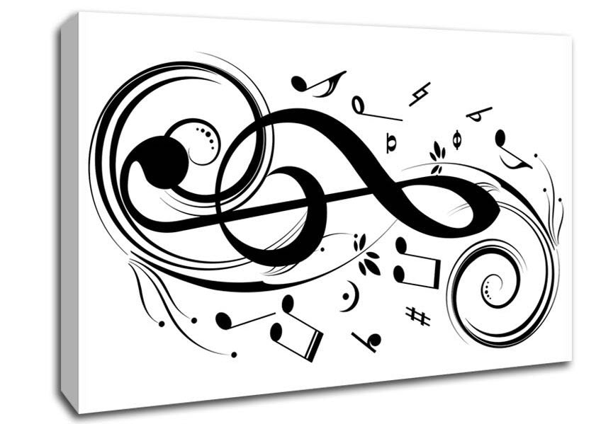 Musical Note Canvas Wall Art