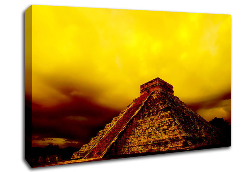 Myan Pyramind 02 Canvas Wall Art