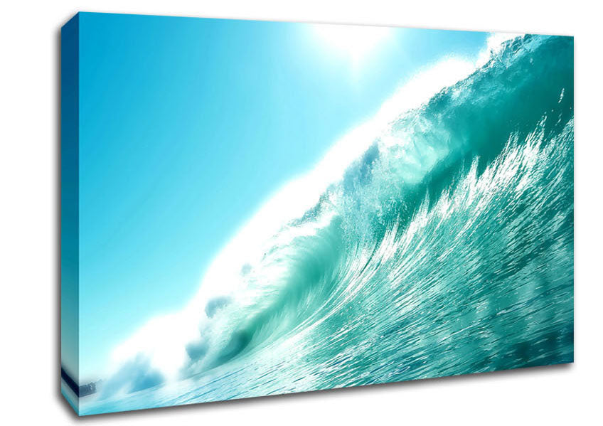Wave Big For Surfers Canvas Wall Art